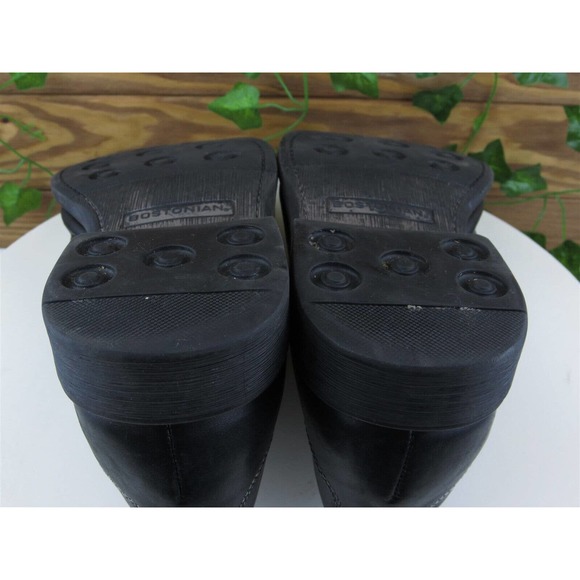 Bostonian Sz 12 Derby Oxfords Black Leather Men Lace Up Medium (D, M) - Picture 9 of 10